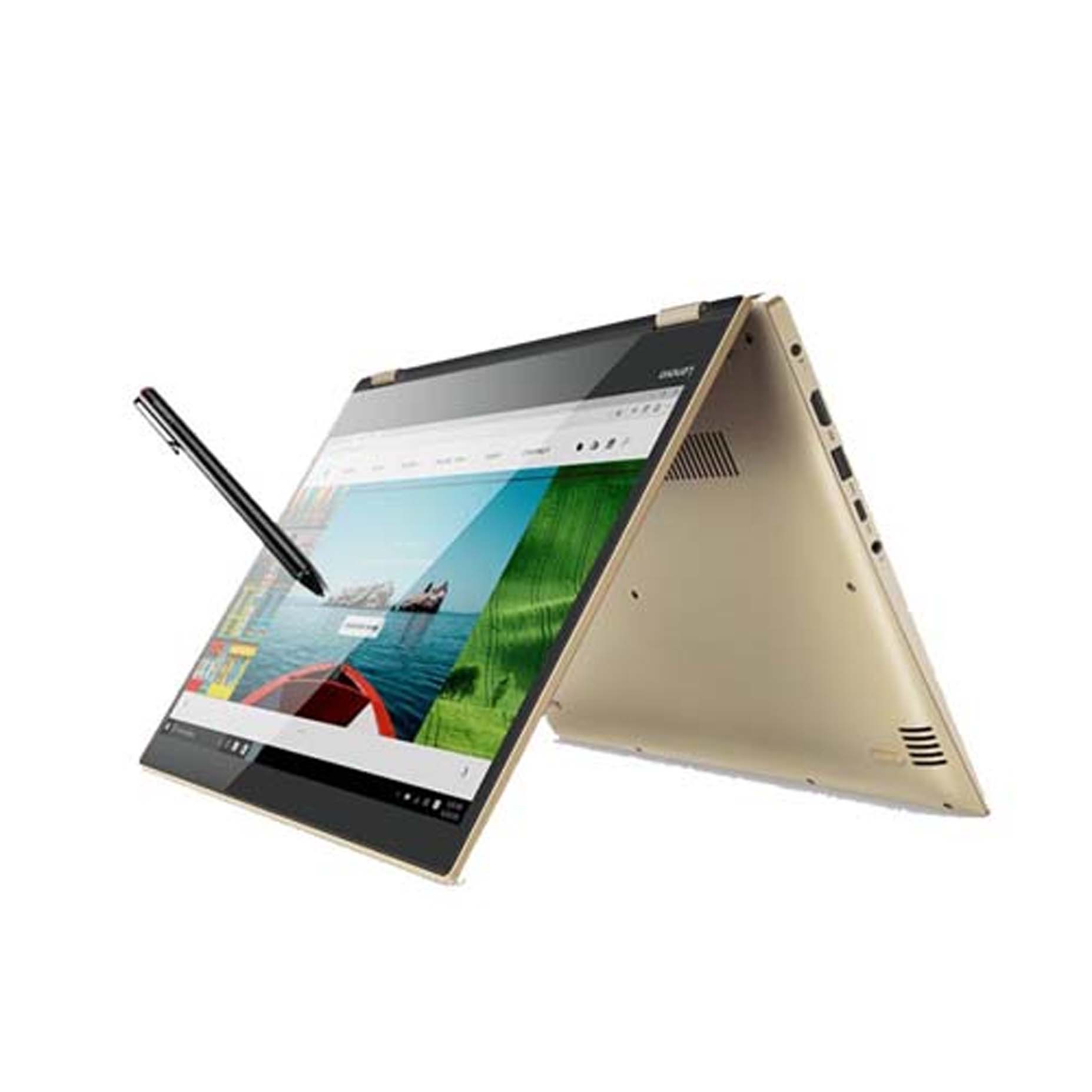 Harga Lenovo Yoga 520-14IKB L7ID Laptop i5-8250 8GB 1TB MX130 2GB Win10 14 Inch Touch Slim No DVD Gold