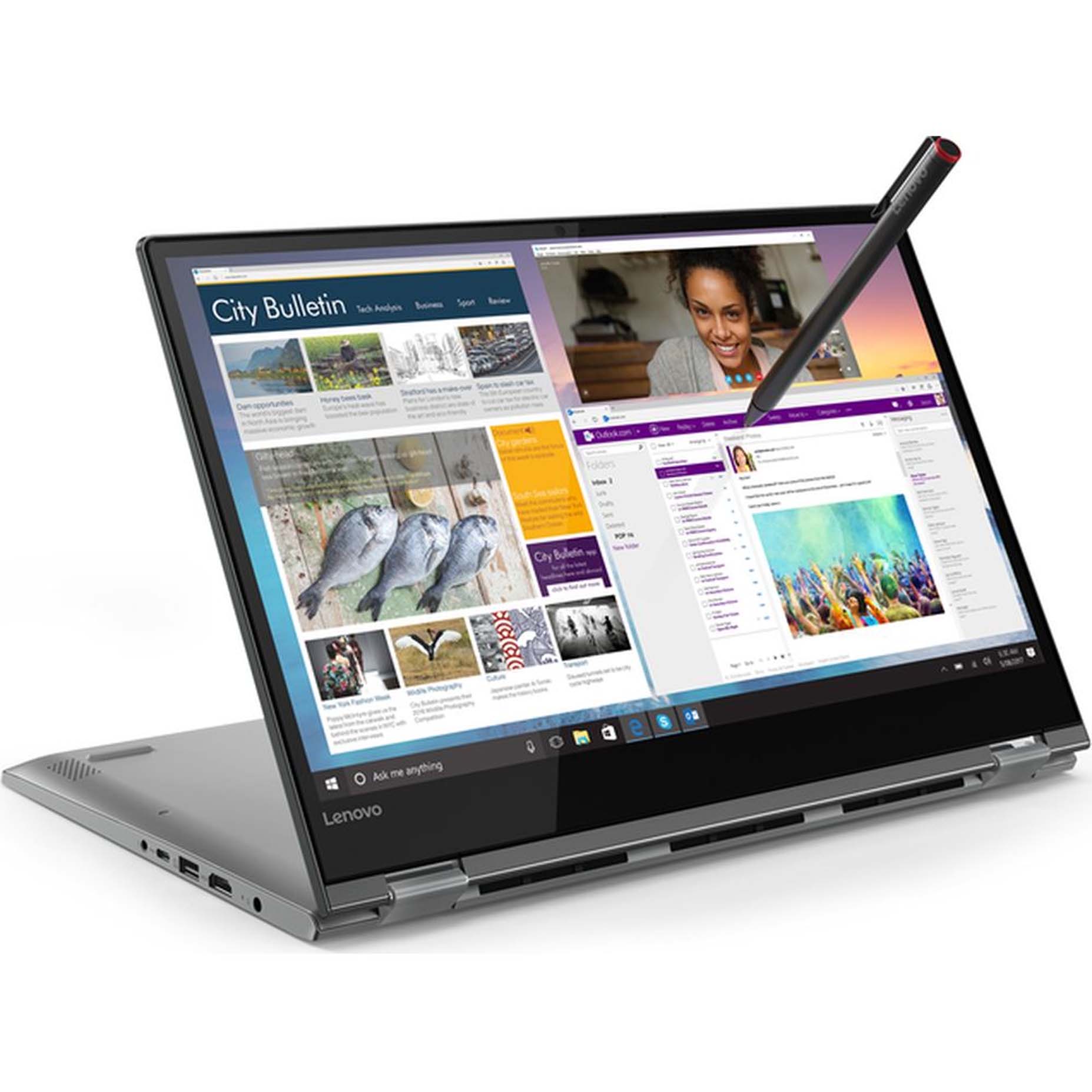 Harga Lenovo Yoga 530-14ARR 0NID Laptop AMD 8GB 256GB Radeon Vega 8 14 Inch Touch Win10