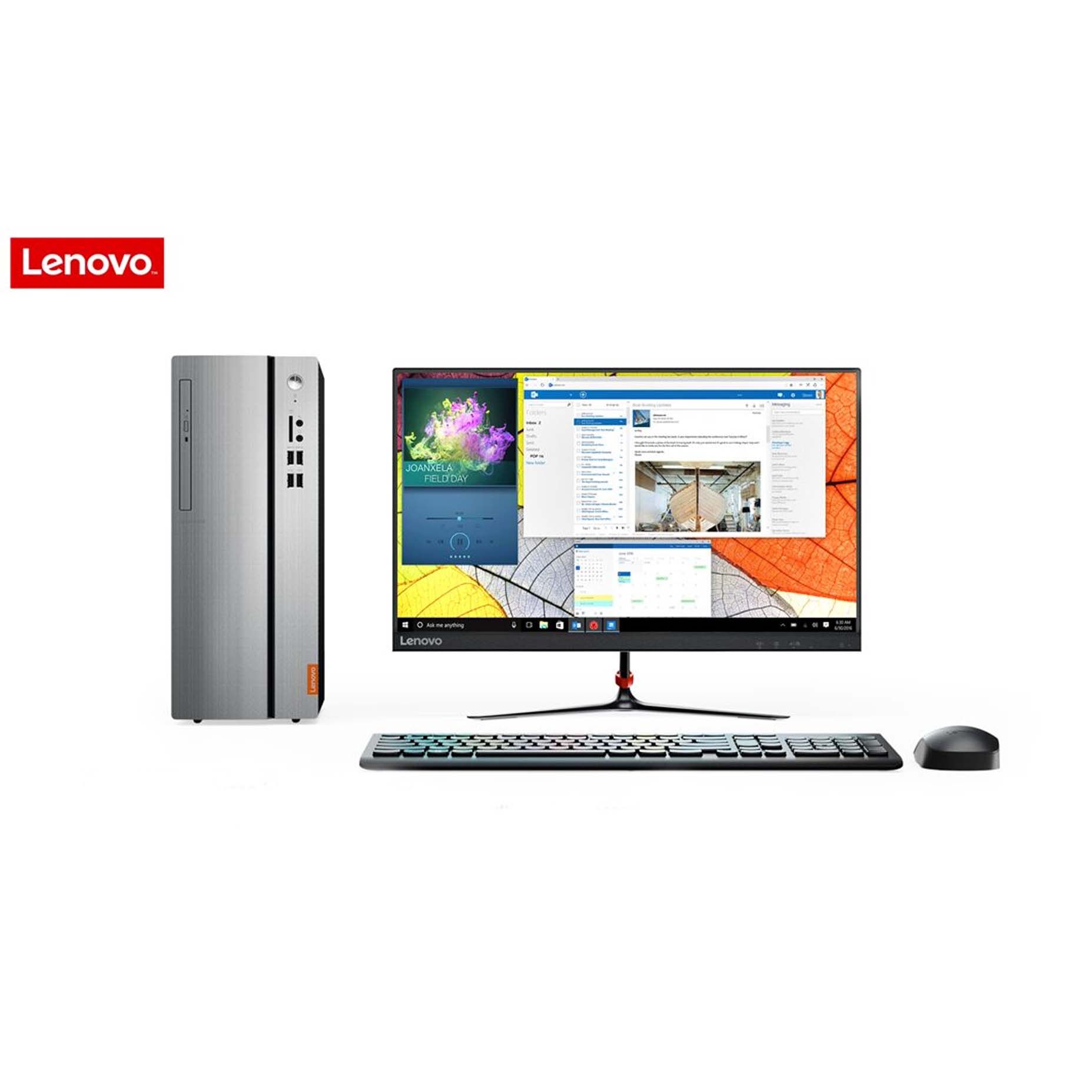 Harga Lenovo Ideacentre IC510-15IKL NVID Dekstop PC i5-7400 4GB 2TB GT730 2GB DOS 21.5"