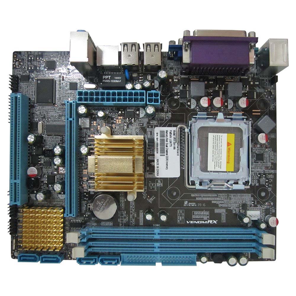 Harga jual VenomRX DDR3 Motherboard G41 Intel Chipset  Sata  3Gb_s Gigabit LAN
