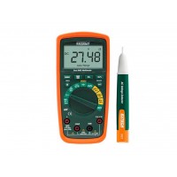 Extech MN62-K True RMS Multimeter with AC Voltage Detector Kit 