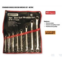 Krisbow KW0101158 Kunci Ring 45 Derajat 1 Set 8-27mm