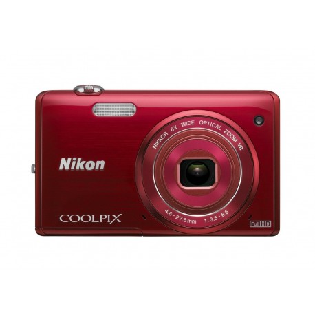 Nikon Coolpix S5200 Wi-Fi CMOS Digital Camera with 6x Zoom Lens Plum