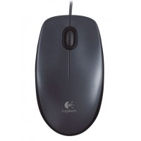 Logitech M90 Optical Mouse USB-Dark Grey
